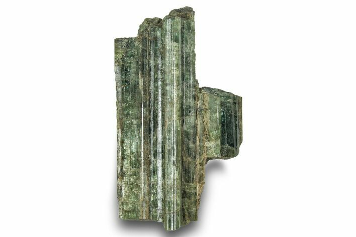 Green Elbaite Tourmaline Crystal - Leduc Mine, Quebec #244912
